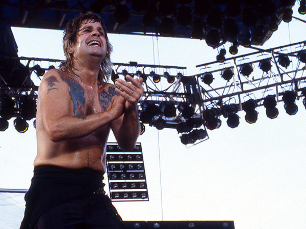 Ozzy Osbourne, Donnington 1985. Fotograf: Bengt Grönkvist.
